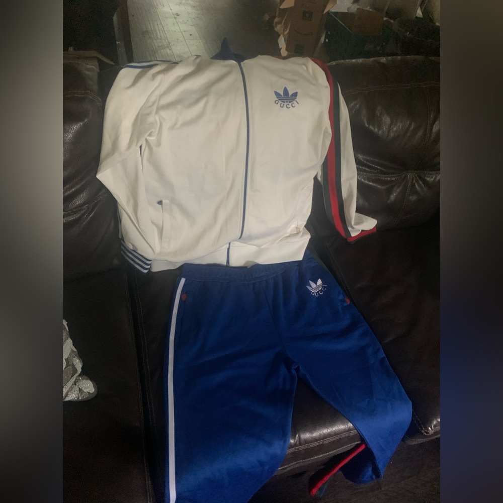 Gucci and adidas Collab jumpsuit